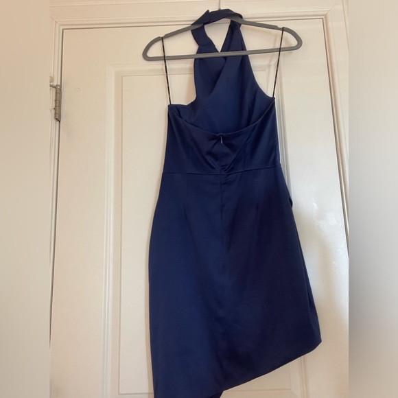 Blue ELLIAT, asymmetrical, halter dress - Picture 1 of 5